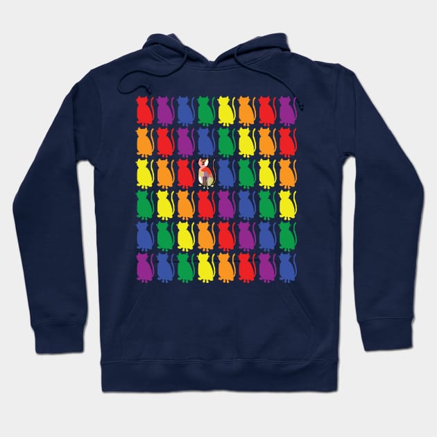 Cats Pride Hoodie by ellenhenryart